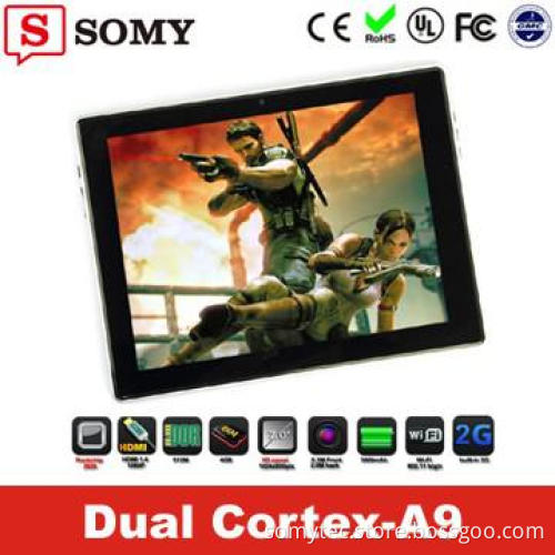 newest ultra low price super slim 9.7\" inch tablet pc with dual camera
